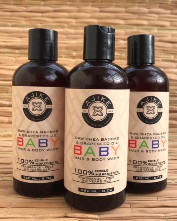 Shea Baobab & Grapeseed Baby Wash (Hair & Body)
